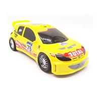 ماشین اسباب بازی مدل پژو 206 زرد رنگ