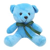 عروسک پولیشی خرس آبی رنگ