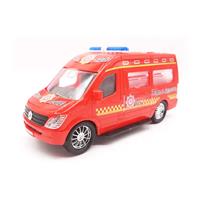 اسباب بازی ماشین آمبولانس مدل درج قرمز رنگ