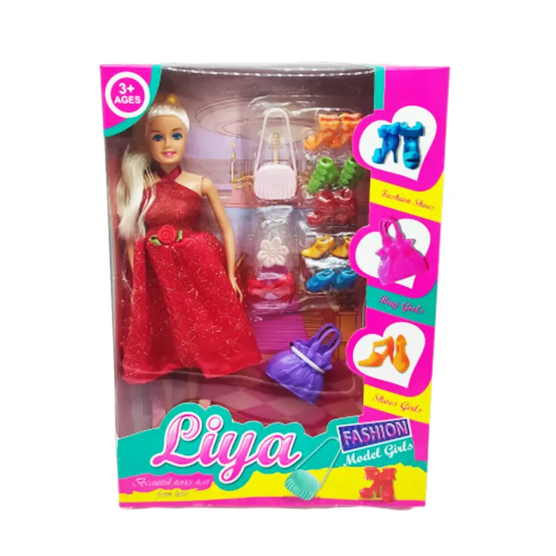 عروسک باربی با لوازم مدل لیا - Liya کد 2